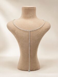 mavi taşlı nazar kolye, su yolu kolye, y kolye modeli, zirkon taşlı kadın kolye, lüks kolye